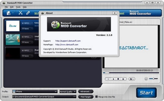 Daniusoft MOD Converter v2.1.0
