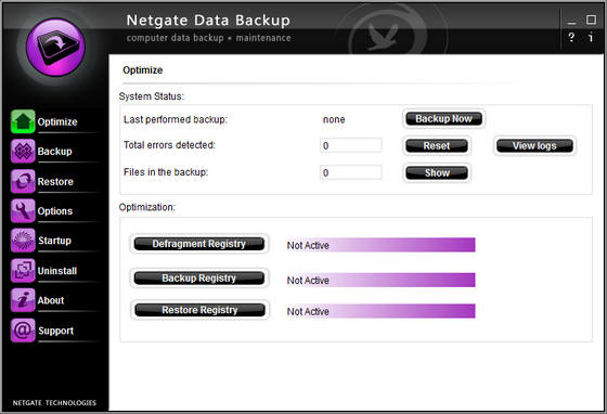 NETGATE Data Backup v1.0.405
