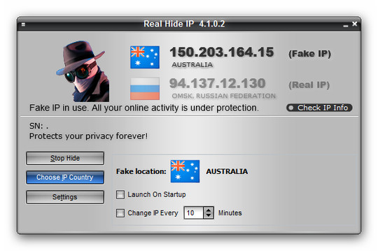 Real Hide IP v4.1.0.2